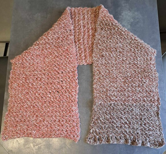 Crochet Pattern Loops Scarf/Scarf "Nephele"
