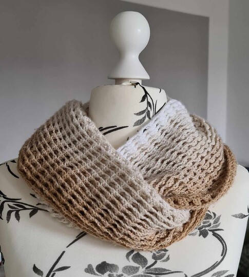 Crochet Pattern Loops Scarf/Scarf "Nephele"