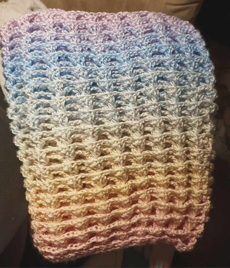 Crochet Pattern Loops Scarf/Scarf "Nephele"