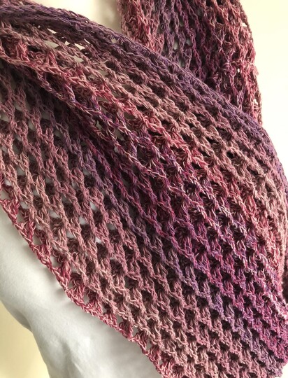 Crochet Pattern Loops Scarf/Scarf "Nephele"