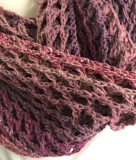 Crochet Pattern Loops Scarf/Scarf "Nephele"