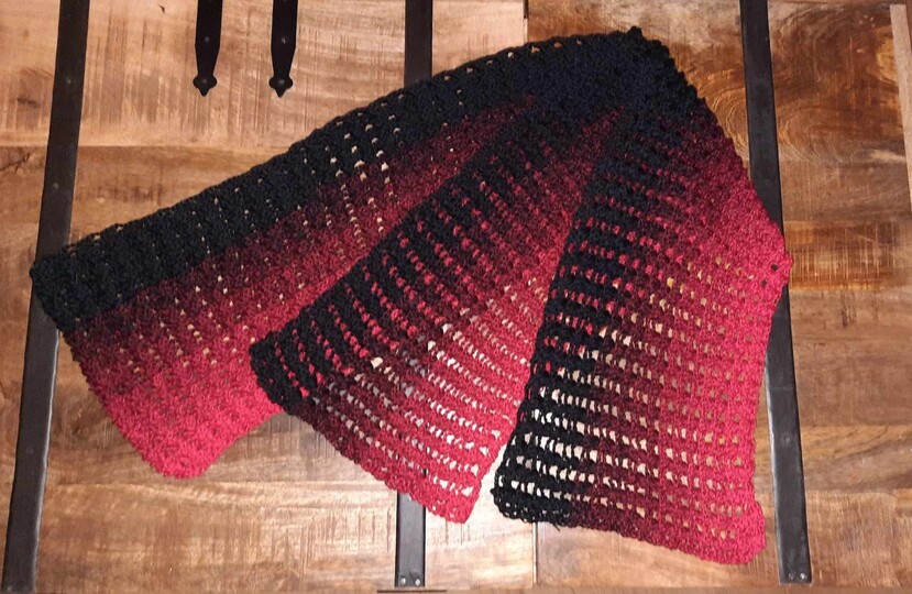 Crochet Pattern Loops Scarf/Scarf "Nephele"