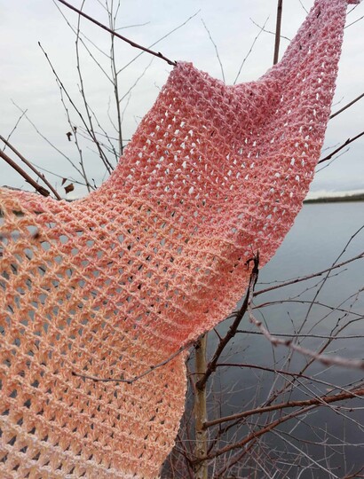 Crochet Pattern Loops Scarf/Scarf "Nephele"