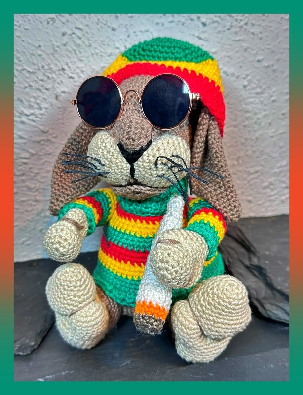 Häkelanleitung als PDF für den entspannten Osterhasen Herbert - Bild 2