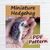 Miniature Hedgehog Crochet pattern, Realistic animal toy, Interior toy