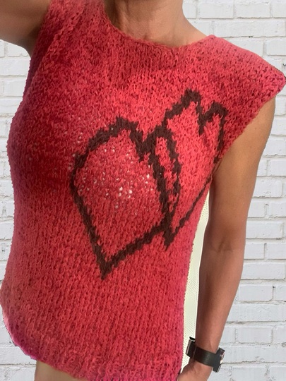 Strickanleitung für das Top "Heartbeat"
