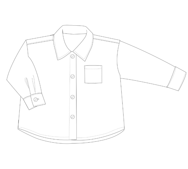 Boys Shirt TOM PDF Sewing Pattern 6m–7y