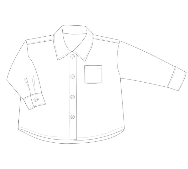 sewing pattern boys shirt TOM photo tutorial 6m/9m–6y/7y