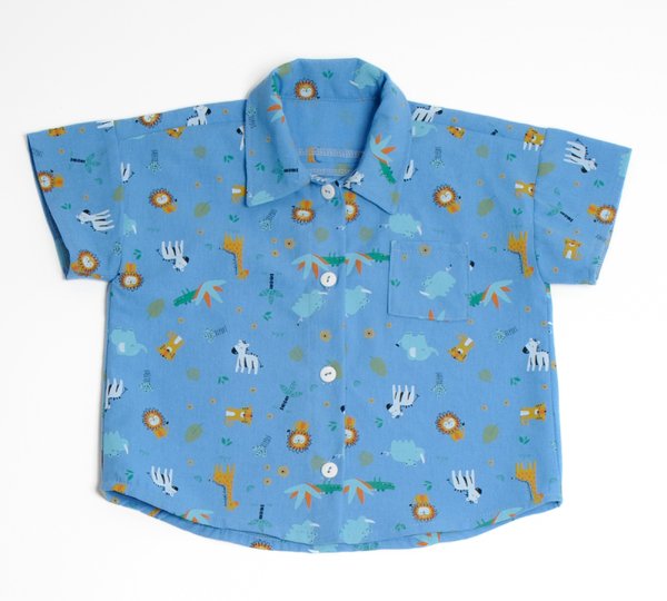 Tom Shirt Sewing Pattern PDF – Classic Boys Top 6m–7y – DIY Kids Shirt