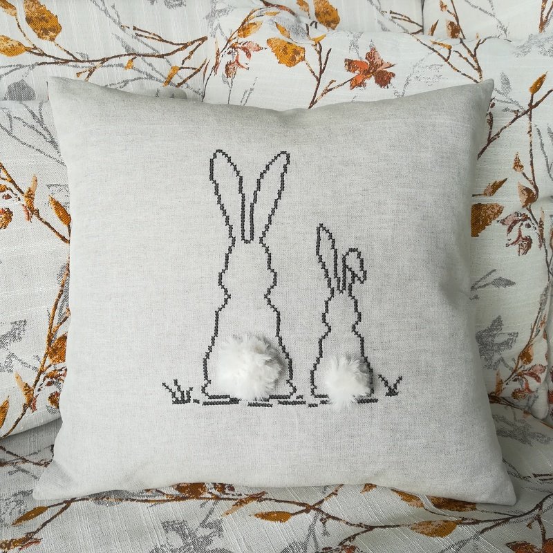 Kreuzstichvorlage Hasen, Osterhasen - süße Häschen für frühlingshafte Deko - Bild 4