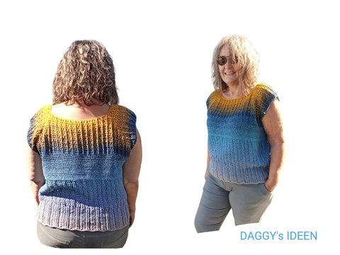 Häkelanleitung Sommer Shirt „zonneschijn“