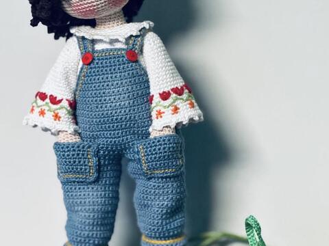 Crochet Pattern Doll River - Amigurumi - English - Big Doll