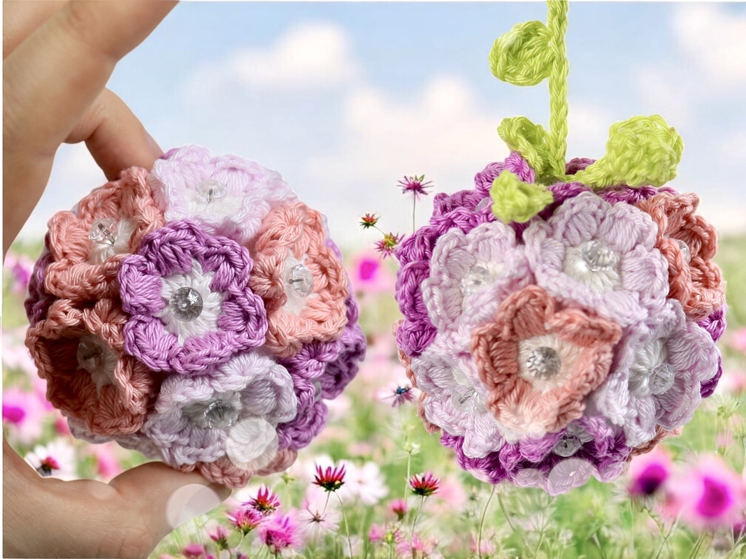 Decorative Flower Balls - Crochet Pattern - Image 5