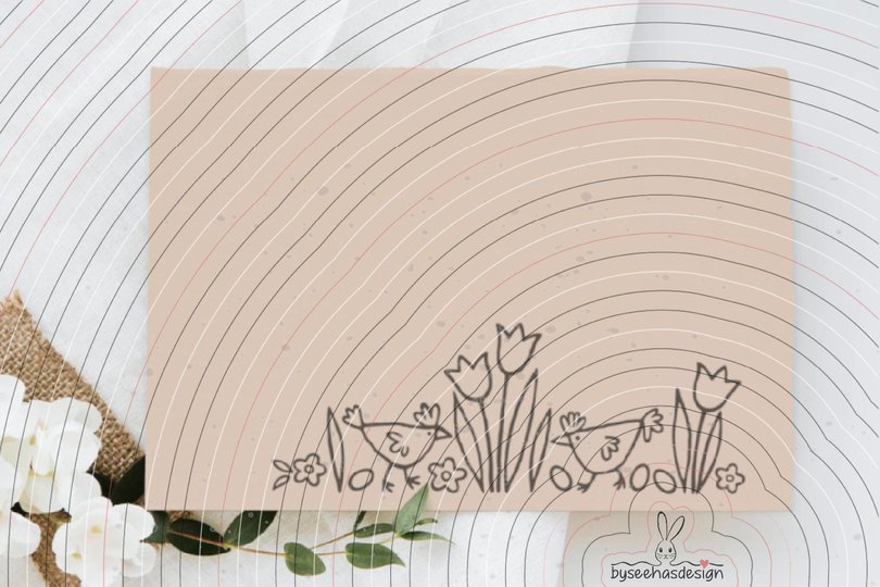 Hühnchen Plotterdatei SVG DXF