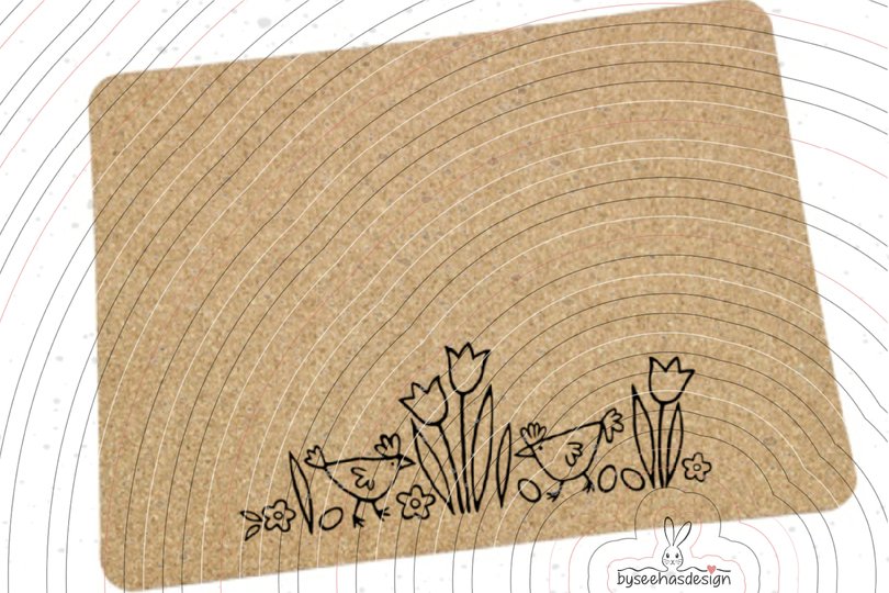 Hühnchen Plotterdatei SVG DXF