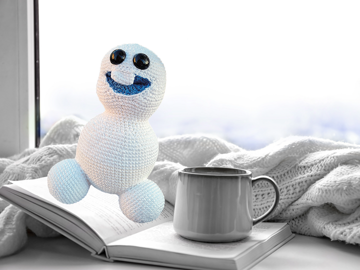 Crochet pattern - Snow Sneezie Snowman