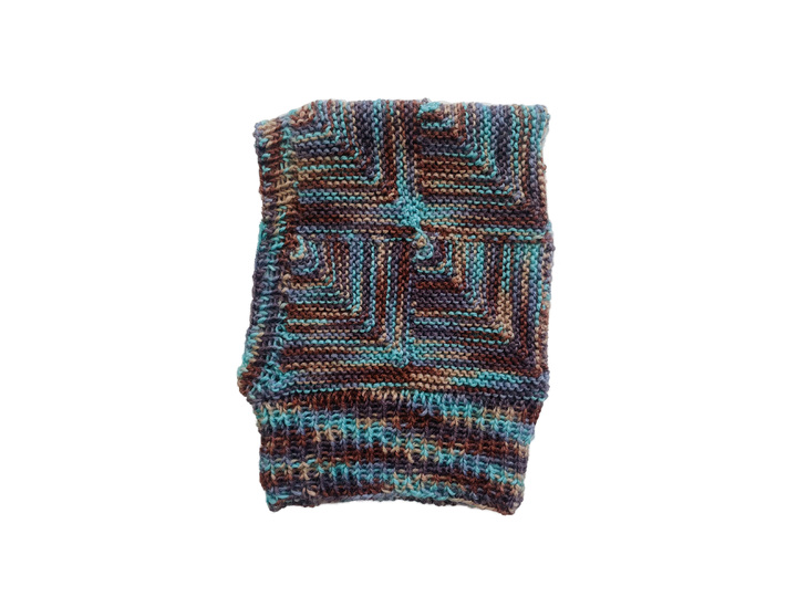 Patchwork Schlupfmütze - Strickanleitung für Babys und Kinder bis ca. 6 J.