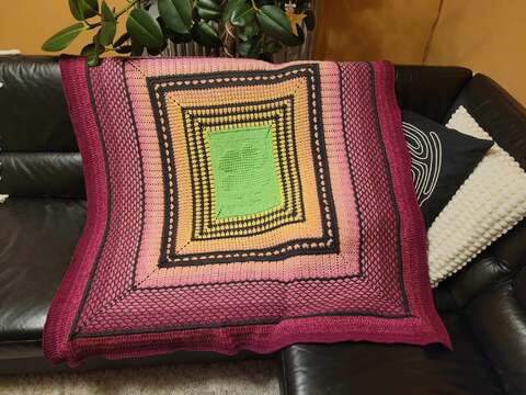 Häkelanleitung Decke Glückliche Skarmonie