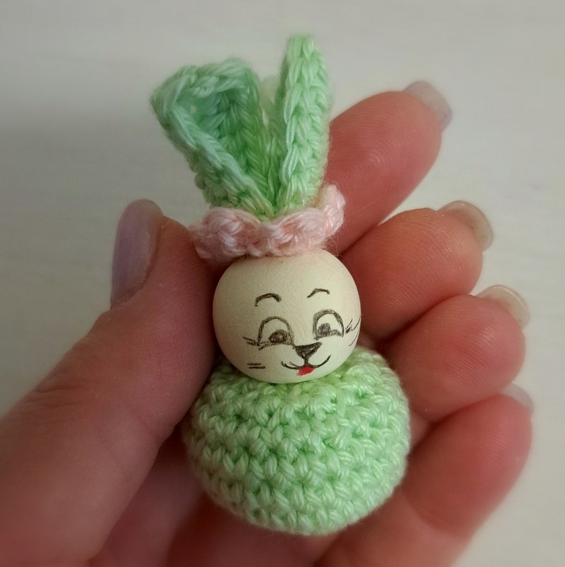 Osterhasen Anhänger - Häkelanleitung PDF - Bild 5