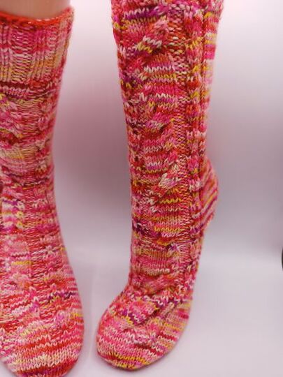 Sockenanleitung "Der Weg der Kelten" geeignet für Maschenzahl von 40 bis 72