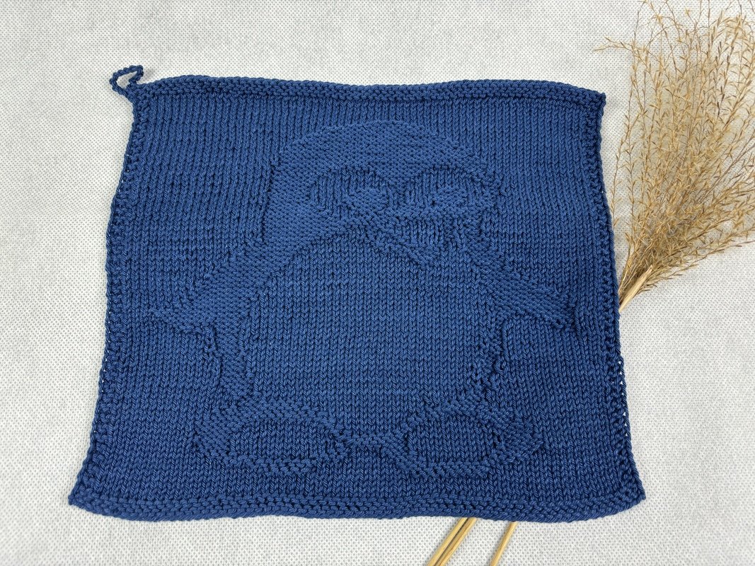 Washcloth / Cuddle Cloth Peaping Knitting Pattern