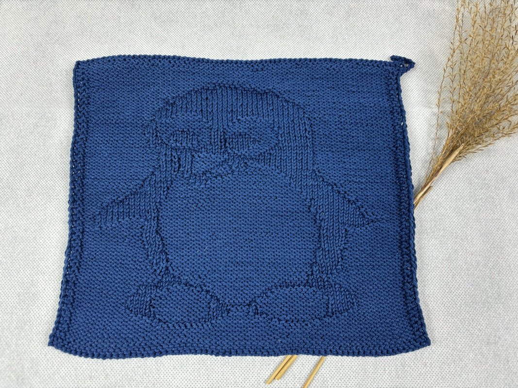 Washcloth / Cuddle Cloth Peaping Knitting Pattern - Image 4