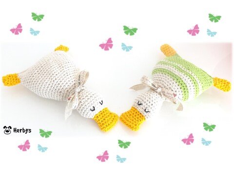 Häkelanleitung Quietschente "Ducky"