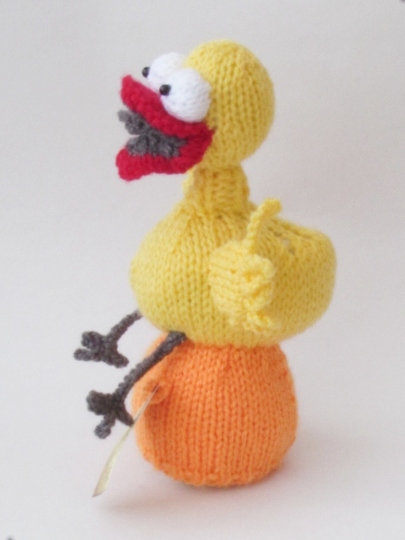 Look at the Egg that Marmalade Chocolate Orange Cosy Knitting Pattern