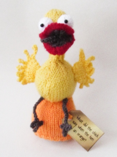 Look at the Egg that Marmalade Chocolate Orange Cosy Knitting Pattern