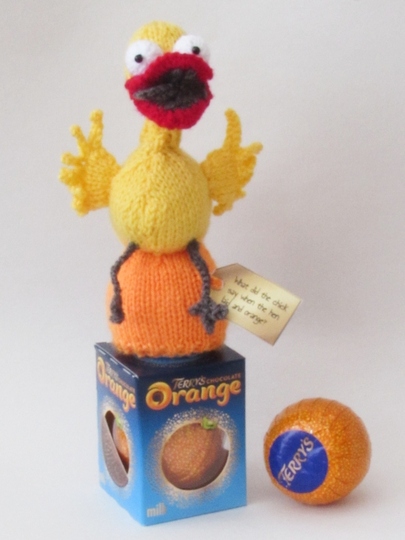 Look at the Egg that Marmalade Chocolate Orange Cosy Knitting Pattern