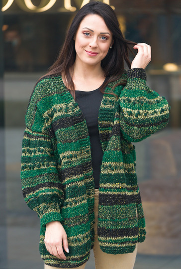 Gemütlicher lässiger Cardigan mit Textur