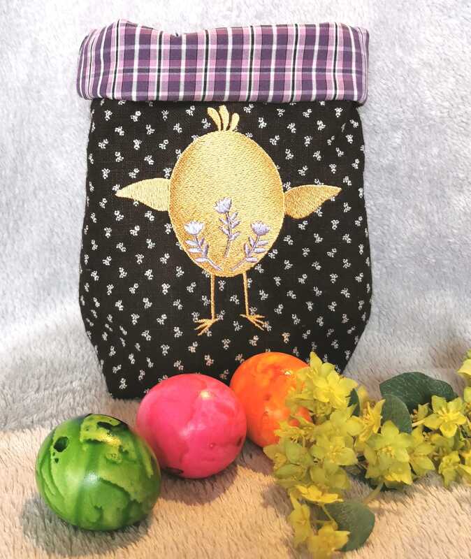 Stickdatei - Oster Küken Lily - Frühling - 2 Größen