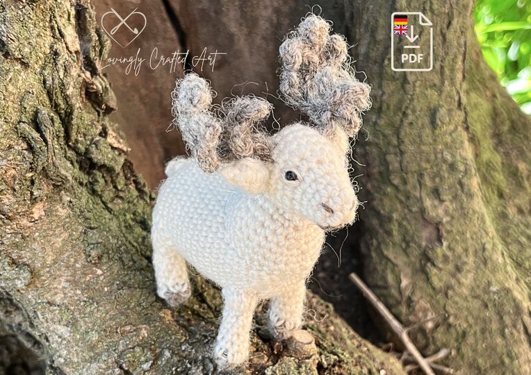 Reindeer Kaya amigurumi crochet pattern