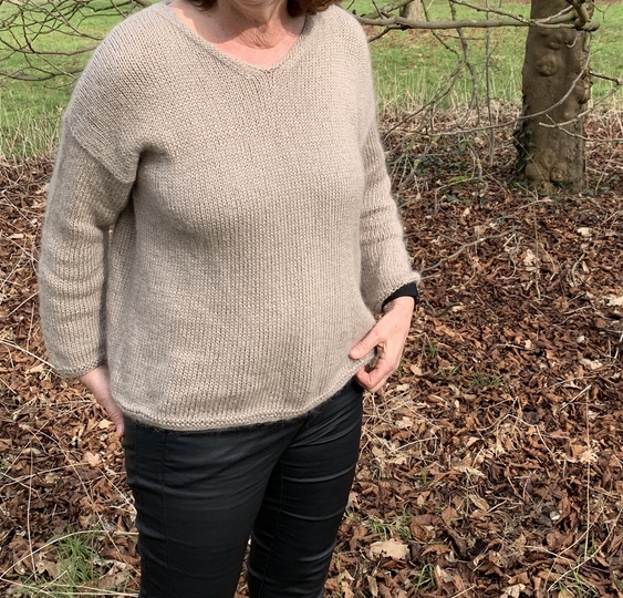 Strickanleitung Pullover Dania Größe 36 – 46