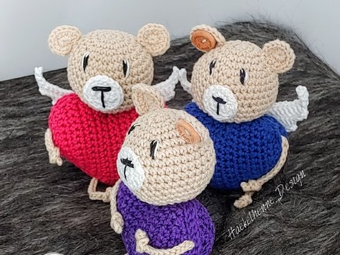 Häkelanleitung " Herzl`i Bärl`i "