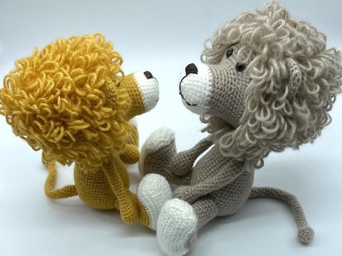 PDF Häkelanleitung Amigurumi Löwe sitzend