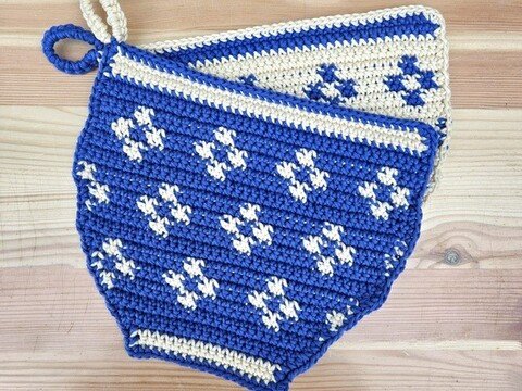 Häkelanleitung Topflappen Tasse