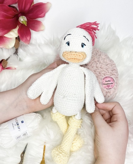 Küken Pinky, Häkelanleitung, Deutsch PDF