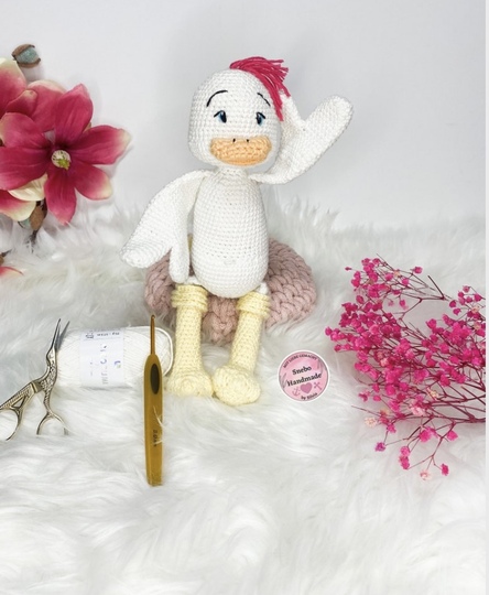 Küken Pinky, Häkelanleitung, Deutsch PDF