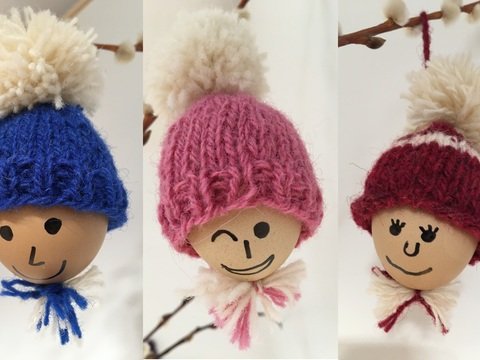 Ostereier Strickanleitung