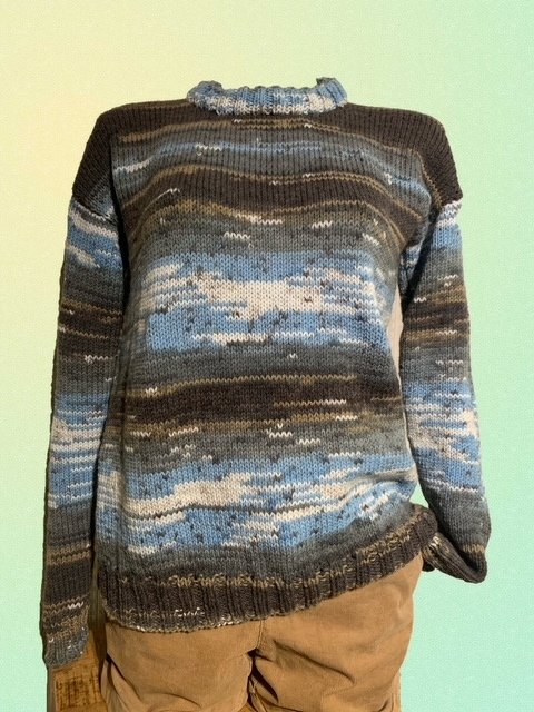 Strickanleitung für den Unisex-Pullover "Nordsee"