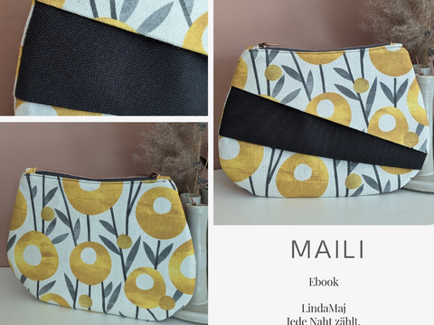 Anleitung Täschlein mit Faltung "Maili"