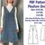 Pinafore Dress Sewing Pattern PDF Sewing Patterns Women Sewing Pattern