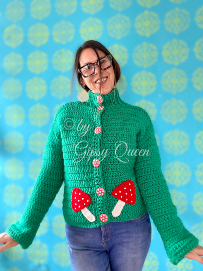 Häkelanleitung Petra Jacke