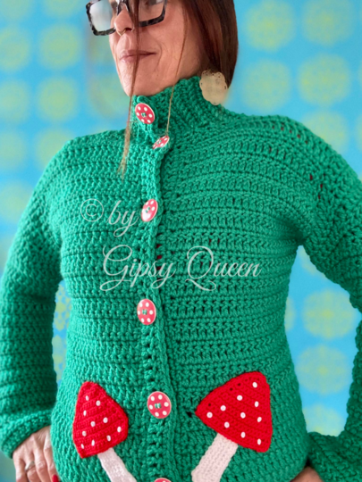 Häkelanleitung Petra Jacke