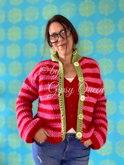 Häkelanleitung Petra Jacke