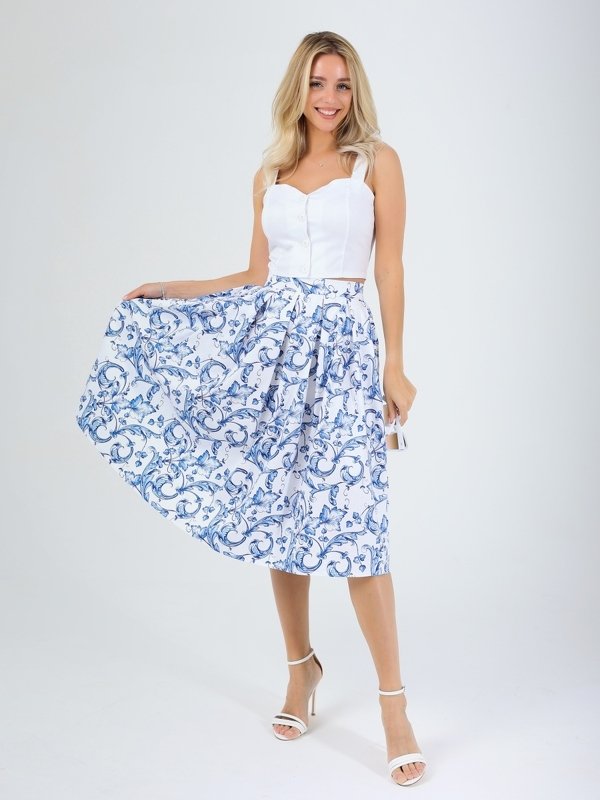 Pleated Skirt Pattern Vintage Sewing Patterns PDF Skirt Sewing Pattern - Image 10