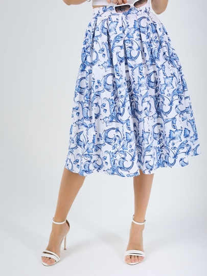 Pleated Skirt Pattern Vintage Sewing Patterns PDF Skirt Sewing Pattern