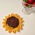 Sunflower Coaster or Applique - Crochet Patten for Beginners