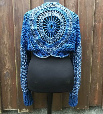 Gloop Boléro Épaules Longues Manches Pour Femme - Cardigan Court Multicolore